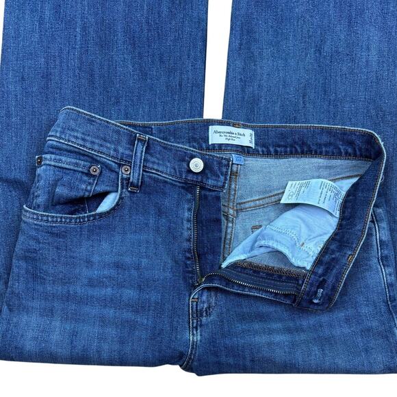 ABERCROMBIE & FITCH The '90s Relaxed Jean High Rise - Curve Love Sz 6 - Picture 7 of 8
